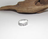 Wolf ring, western ring ,mountain ring, Personalized ring, Adjustable stamped ring, stamped jewelry,