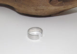 silver aluminum cross ring, Custom Skinny Stamped Ring, Stamped Name Ring, Personalized Ring, Southwestern Ring, Custom Stamped Name Ring