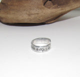 Wolf ring, western ring ,mountain ring, Personalized ring, Adjustable stamped ring, stamped jewelry,