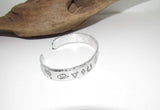 Western theme cuff, Adjustable stamped cuff bracelet, adjustable custom cuff, adjustable stamped bracelet, western  jewelry,
