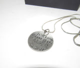 pregnancy's announcement gift, mom to be necklace, stamped necklace for mom, personalized baby announcement gift, baby shower gift