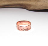 Western copper mountain ring 