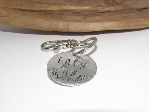 Personalize horse ID tags, bridle tags for horse,  halter ID tag for Equine, pet Id tags, emergency information tags for pets