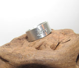 Love Adjustable stamped ring,  love aluminum ring, inspiration rings, adjustable silver ring, stamped jewelry,