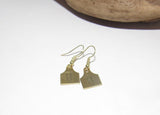 mule  earrings, dangle drop earrings, donkey  jewelry, farm life jewelry, personalized earrings, stamped jewelry, mule lover gift