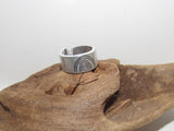 Sterling silver Rainbow Adjustable stamped ring,  rainbow  lover aluminum ring, inspiration rings, adjustable silver ring, stamped jewelry,