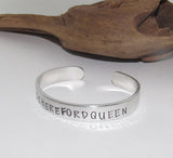Sterling silver pageant awards cuff bracelet, personalized award gifts, pageant jewelry, princess bracelet