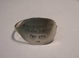 Vintage spoon bracelet, Custom personalized Hand stamped jewelry,  message bracelet for her,  uniqe spoon bracelet