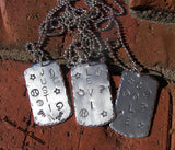 Boys personalized Kids name necklace , Personalized Hand stamped jewelry , Dog tag Name jewelry for boys, handstamped jewelry