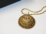 Gold mommy necklace with kids names, personalized jewelry and gifts,  custom hand stamped necklace for mom , anniversary gift for her